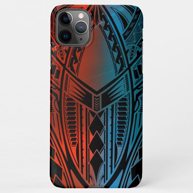 Tribal/Samoan iPhone Case (Back)