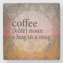 Tribal Sandstone Tile Coffee Hug in a Mug Quote