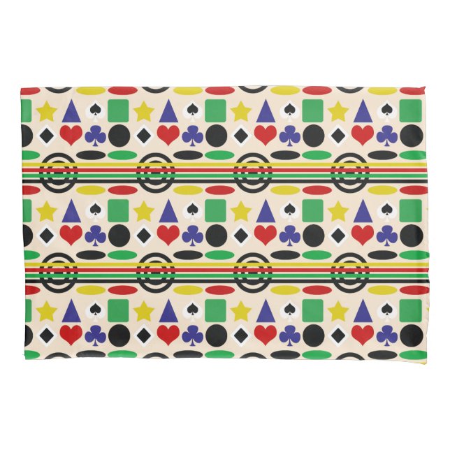 Tribal Scandinavian Nordic Pattern Design  Pillowcase (Front)