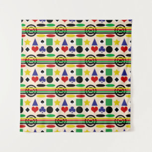 Tribal Scandinavian Nordic Pattern Design Tapestry