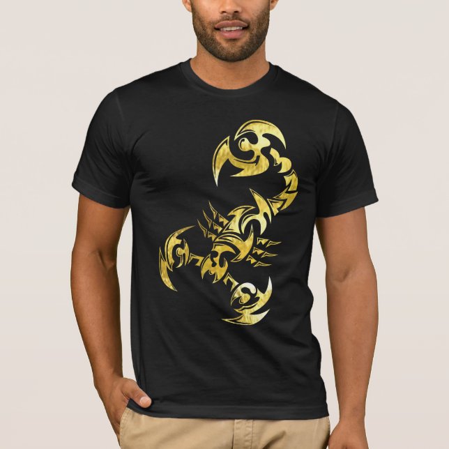 tribal scorpion 2 dark tee (Front)