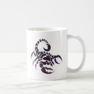 Tribal scorpion coffee mug