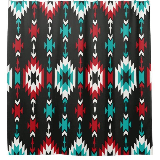 Tribal seamless colorful geometric pattern. Ethnic (Front)
