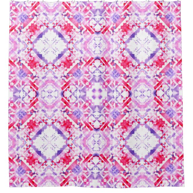 Tribal seamless pattern. Hand-painted grunge water (Front)