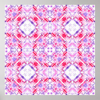 Tribal seamless pattern. Hand-painted grunge water