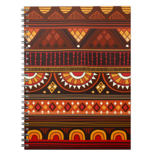 Tribal seamless pattern.  notebook