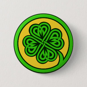 Tribal Shamrock buttons