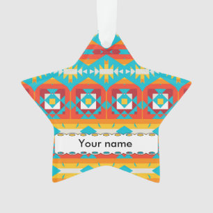 Tribal shapes rows ornament