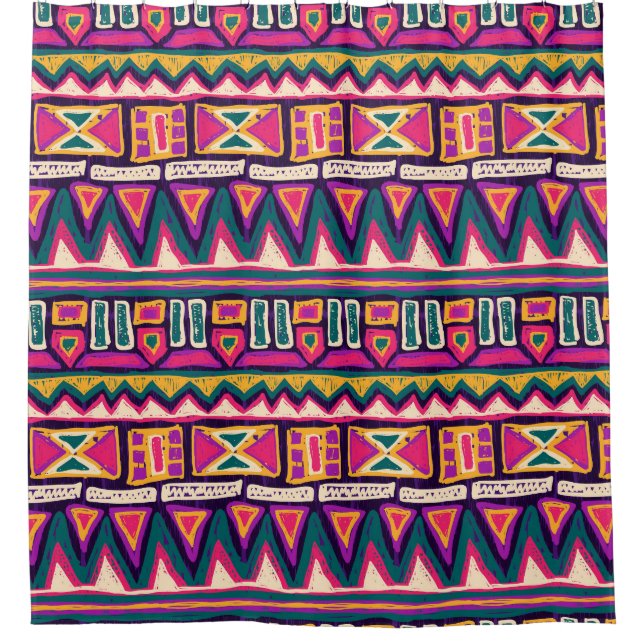 Tribal sketches: hand-drawn aztec pattern. (Front)