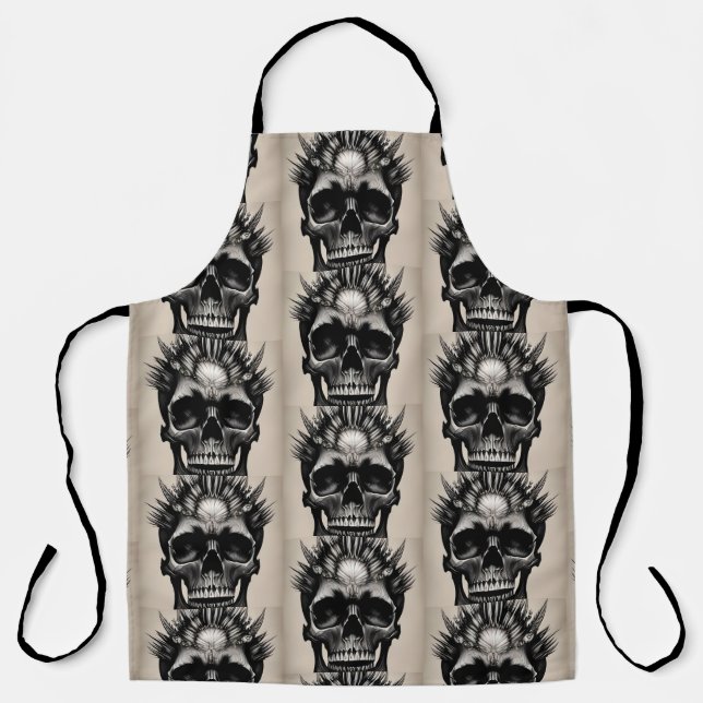 Tribal Skull Apron (Front)