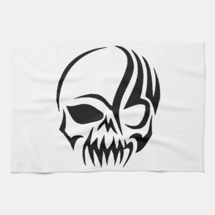 Tribal Skull Kitchen Towel