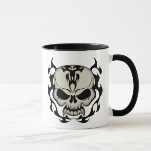 Tribal Skull Mug