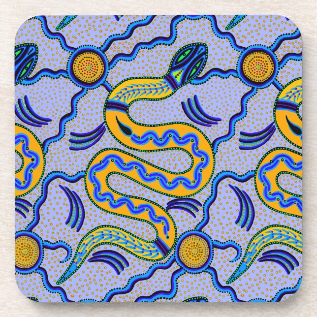 Tribal Snake Coaster (Front)