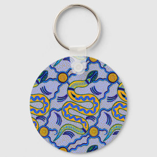 Tribal Snake Keychain
