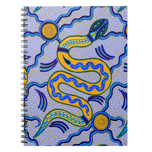 Tribal Snake Notebook (Front)