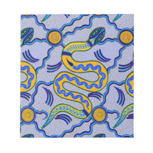 Tribal Snake Notepad