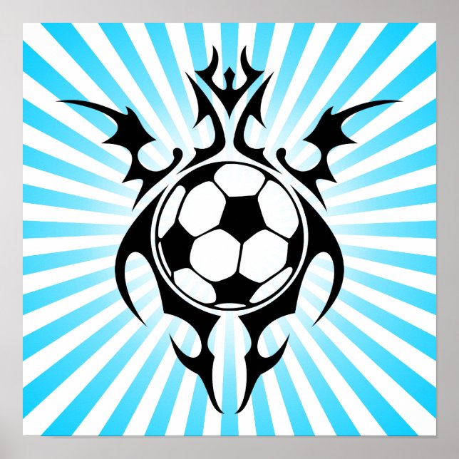tribal soccer poster (Front)