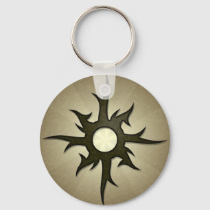 Tribal Solar Thorns Keychain