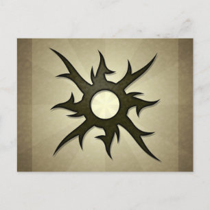 Tribal Solar Thorns Postcard