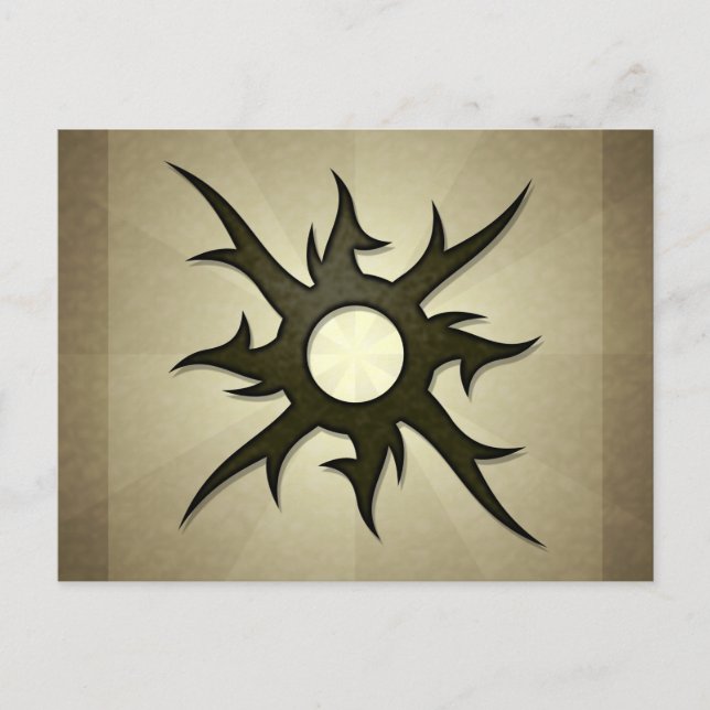Tribal Solar Thorns Postcard (Front)