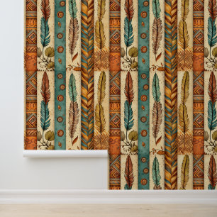 Tribal Southwest Native American Design Wallpaper