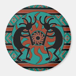 Tribal Southwestern Design Kokopelli Magnet