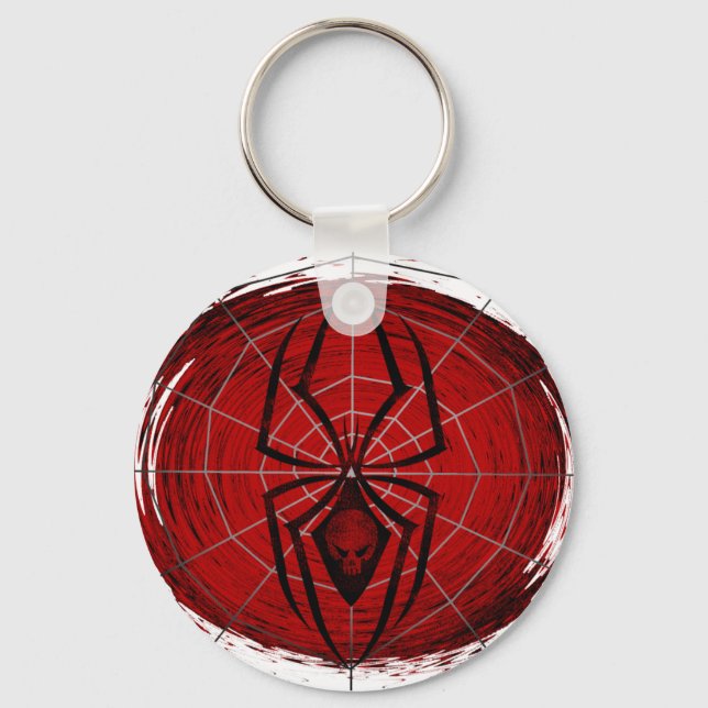 Tribal Spider Keychain (Front)