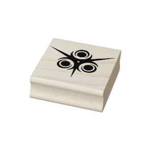tribal star art stamp
