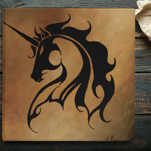 Tribal Stone Unicorn Binder