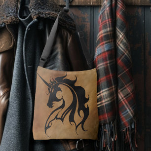 Tribal Stone Unicorn Crossbody Bag