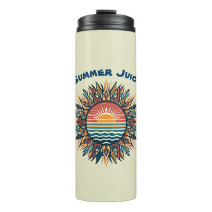 Tribal Summer Sun Thermal Tumbler