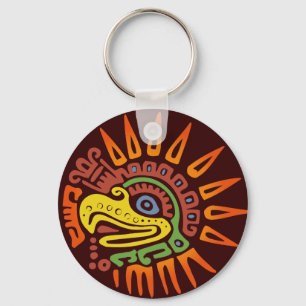 Tribal Sun Eagle Keychain