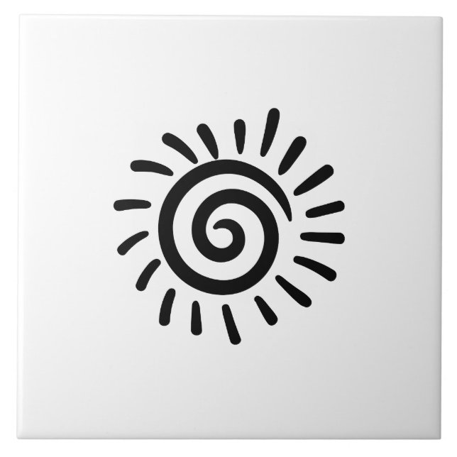 Tribal Sun Tile (Front)