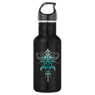 Tribal Tattoo Alien Species 217 blue 532 Ml Water Bottle