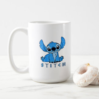 Tribal Tattoo Blue Alien - Cute Polynesian Stitch  Coffee Mug