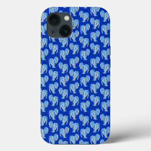 Tribal Tattoo Manatees Ocean Blue iPhone 13 Case