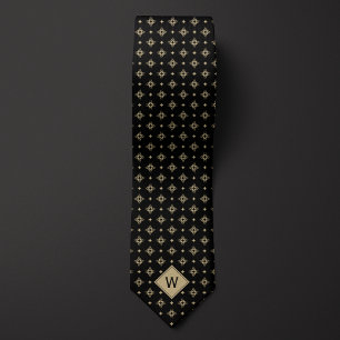 Tribal Tattoo Monogram Tie