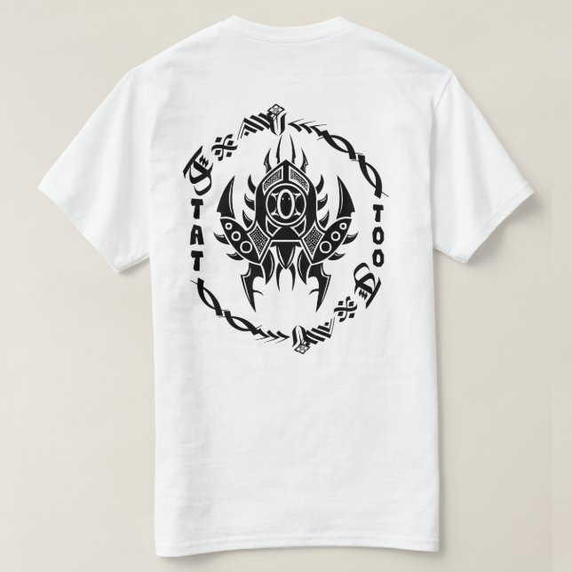 Tribal Tattoo T-Shirt (Design Back)