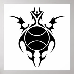 tribal tennis poster