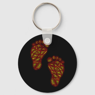 Tribal Toes Keychain