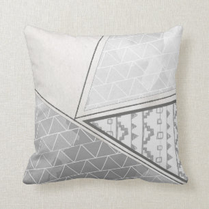 Tribal Triangle Throw Pillow