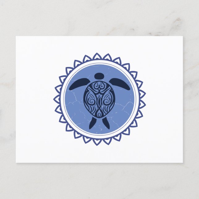 Tribal turtle postcard (Front)