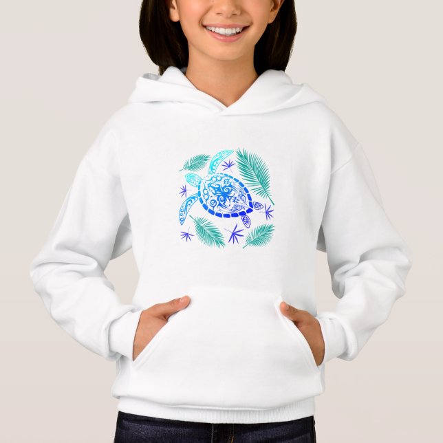Tribal Turtle with Palm Leaves (Front)