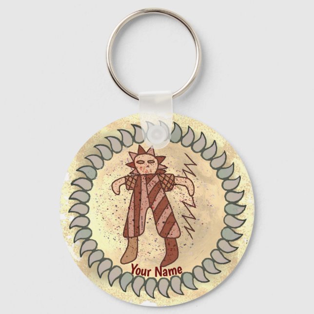 Tribal Two Hunter Rune keychain (Front)