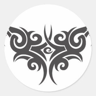 tribal-vector-clipart-5 classic round sticker