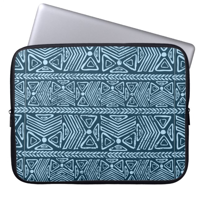 Tribal vintage ethnic seamless  laptop sleeve (Front)