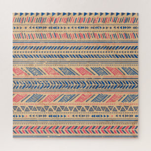 Tribal vintage ethnic: seamless pattern. jigsaw puzzle