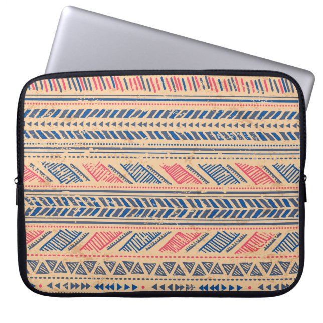 Tribal vintage ethnic: seamless pattern. laptop sleeve (Front)