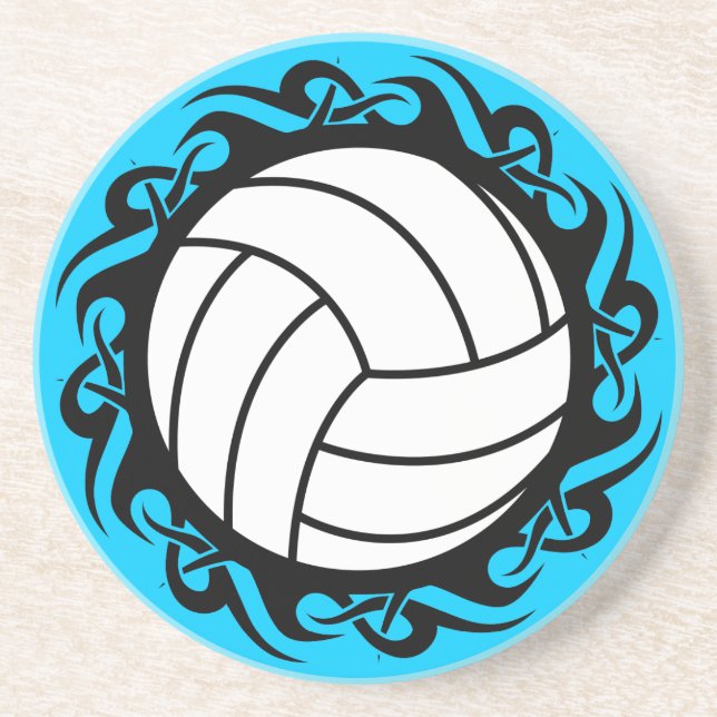 tribal volleyball coaster (Front)