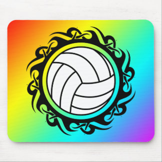 tribal volleyball mouse pad